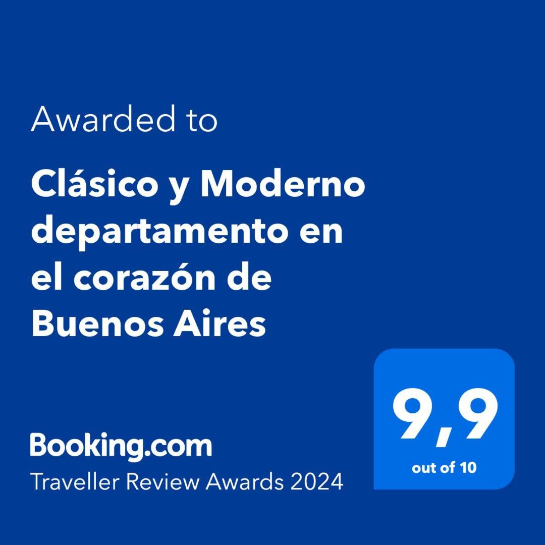 Clasico Y Moderno Departamento En El Corazon De Buenos Aires 아파트 외부 사진